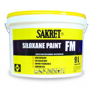 Sakret FM - Матовая стирол-акриловая краска с силоксанами для фасадов и цоколей