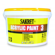 Sakret 3 - Совершенно матовая акриловая краска для внутренних работ